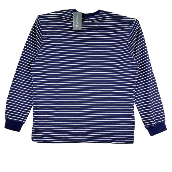 U.S. Polo Assn. Men's Pullover Navy/White Striped Henley Shirt Size XXL NWT - Picture 2 of 11